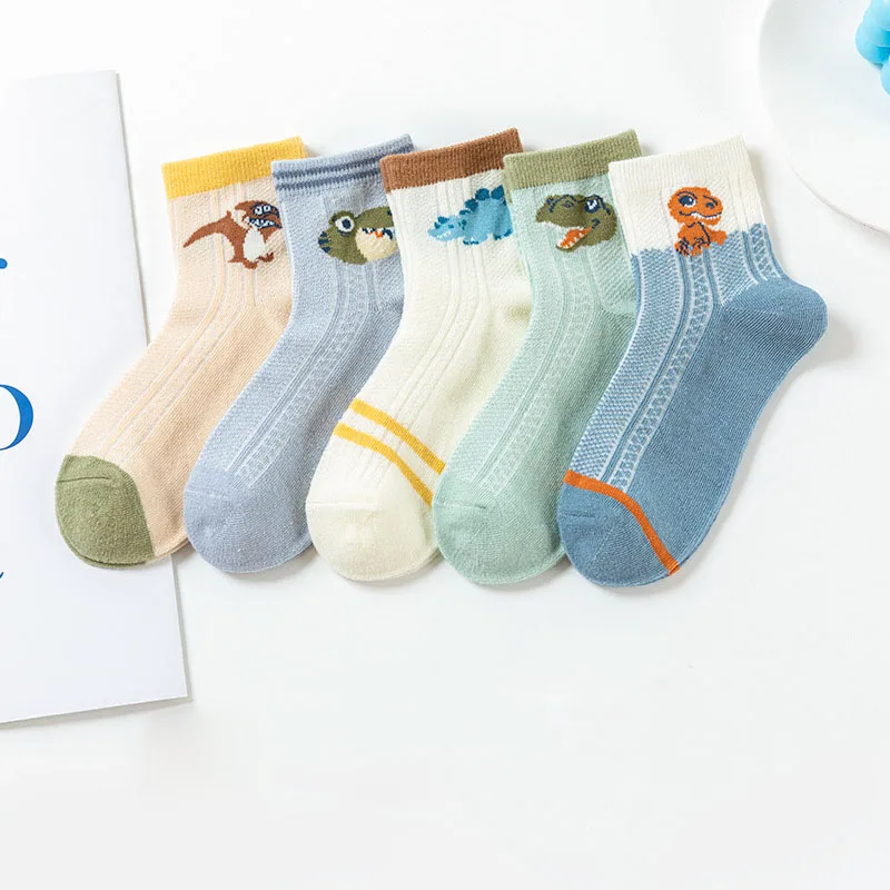 

2022 Spring and Summer Mesh Thin Children's Socks Wholesale Manufacturers Combed Cotton Children's Socks A Class Cotton Socks