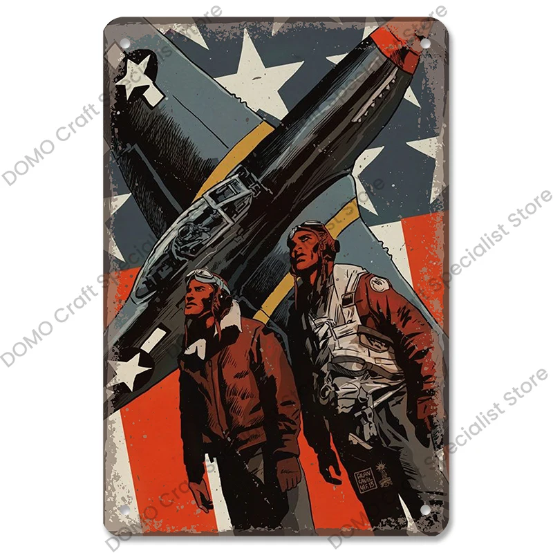 

Винтажная металлическая табличка самолет Air Force Jet Aces