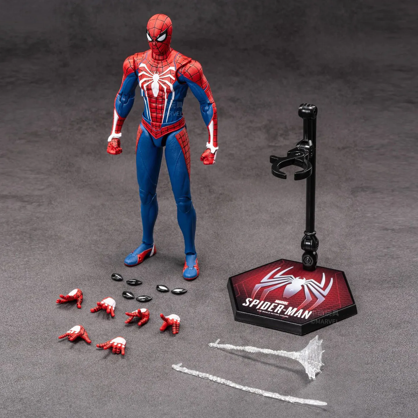 Фото Оригинальная фигурка ZD Toys Человек-паук 4: Новый Начало, Питер Паркер в улучшенном костюме, с подвижными суставами, коллекционная, подарок №5