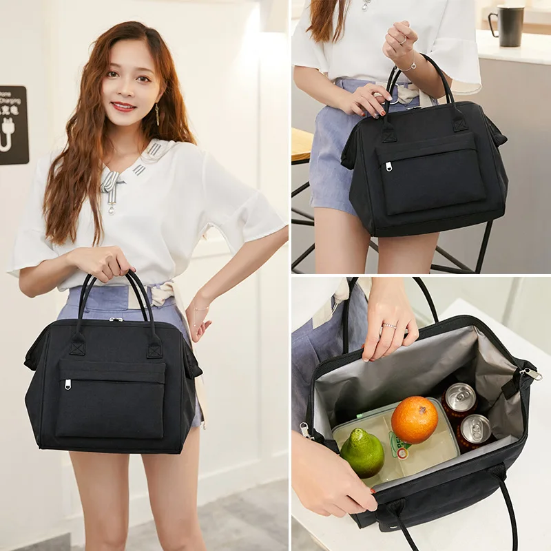 

Oxford Lunch Bags for Women Men Large Capacity Insulated Lunch Bag Tote Female Male Food Cooler Box Bag Lunchbox