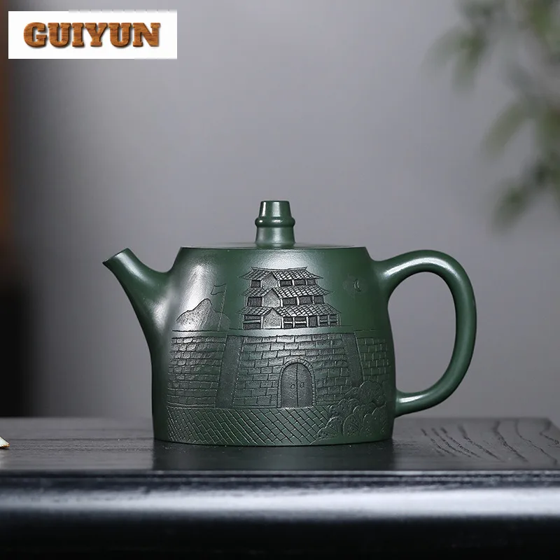 290 мл классические чайники из исинской фиолетовой глины ручной работы Handuo чайник