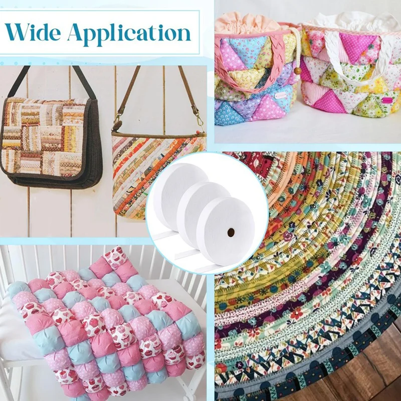 Полоса для ватина 2 1/4 дюйма x 50 ярдов ватный валик из флиса одеял перфорированная