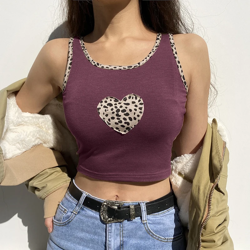 

Женский жилет для отдыха с леопардовым принтом, без рукавов