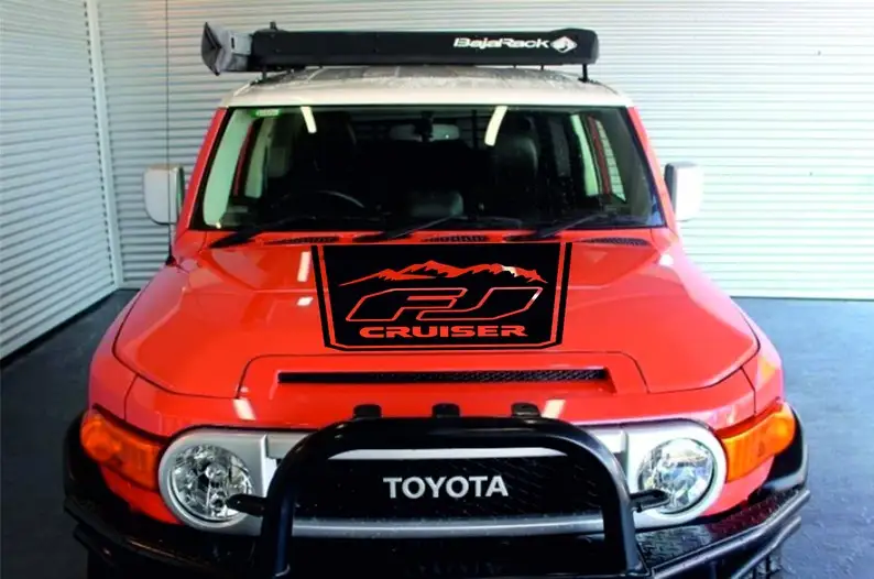 

Toyota FJ CRUISER - 1 шт. бленда в полоску, Виниловая наклейка с логотипом