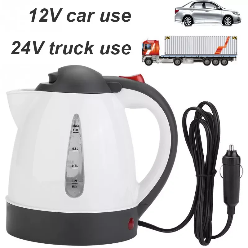 

1000ml Electric Heating Kettle Portable Water Cup water heater for Car Automobile Water Boiler Electric Pot teapot