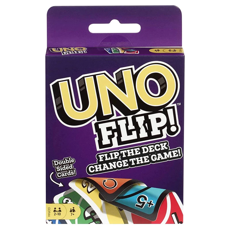 Оригинальные Mattel английские карточки Games UNO Classic Full Series Deluxe Phase Wild Leisure настольные