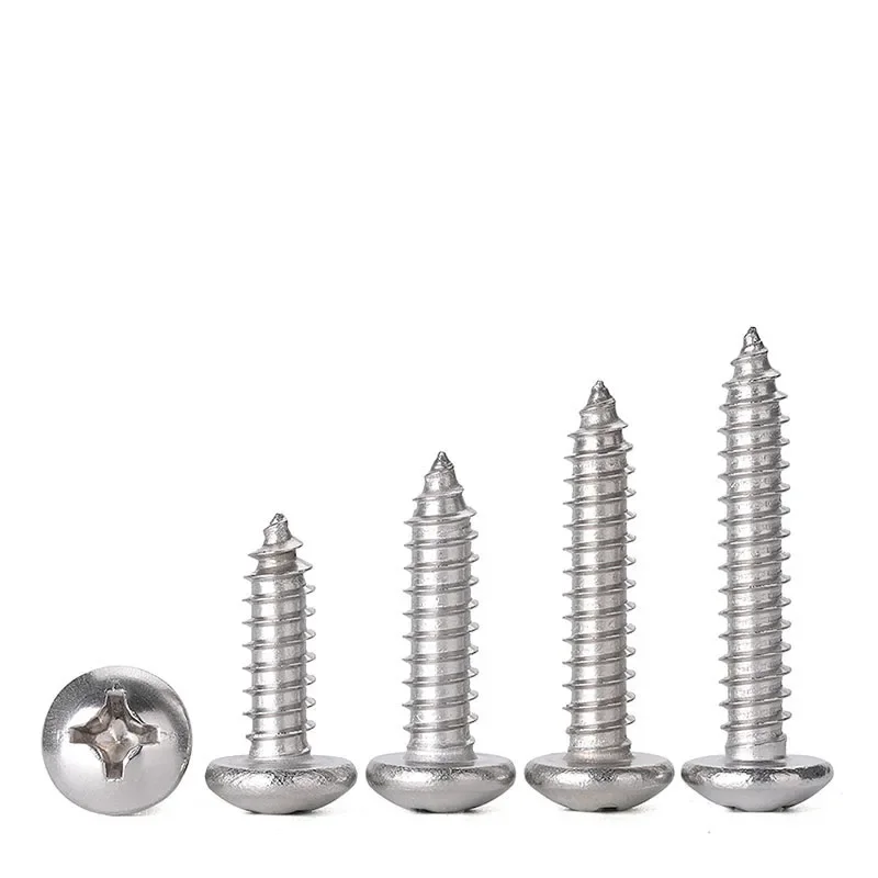 2 ~ 30 шт. винт с крестообразным шлицем из нержавеющей стали 304 M3.5 M4 M4.2 M5 M6 M8 Саморезы