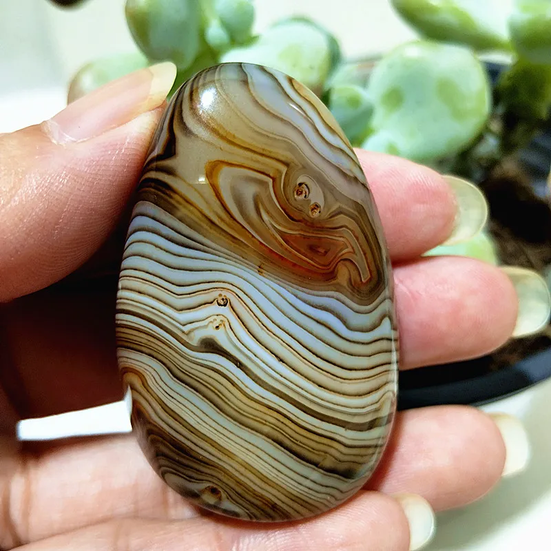 

Кристалл сардоникс агат нерегулярная пальма EBET