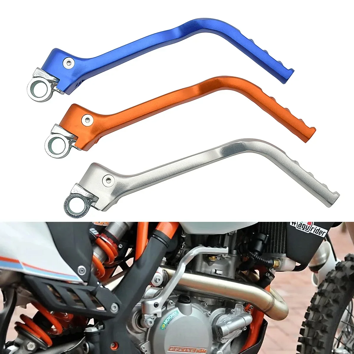 ЧПУ кованая педаль стартера для KTM SX XC XCW XCF XCFW SXF EXC EXCF 250 300 350 450 Husqvarn TE TC 2011-2016