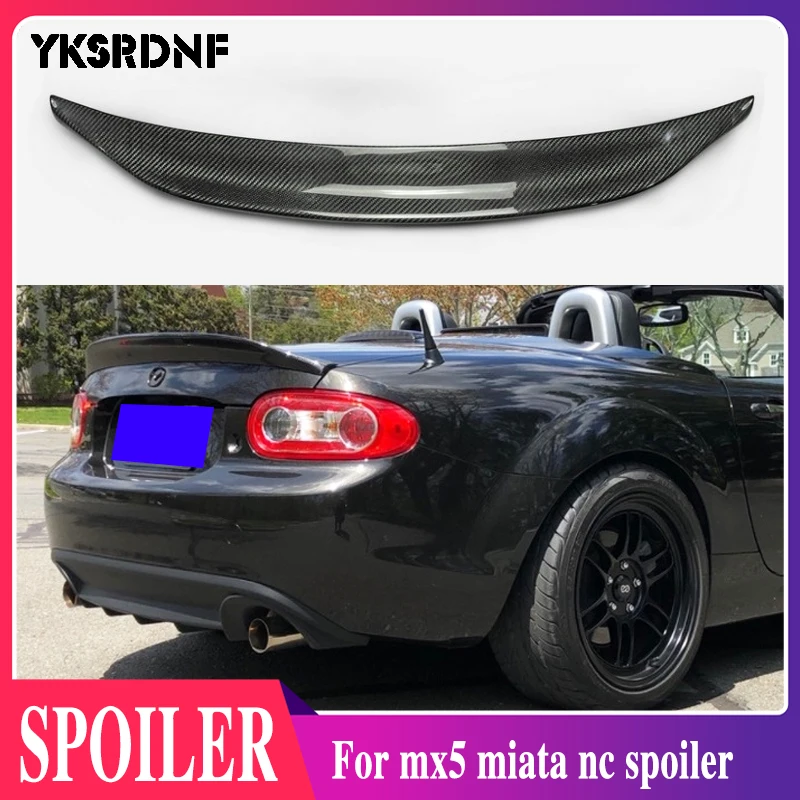 Для MX5 NCEC Roster Miata EPA Type 3 2009-2015 задний спойлер багажника из углеродного волокна