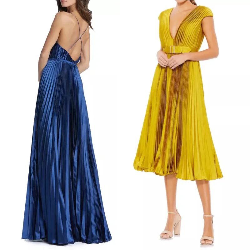 3/5/10m Solid Crinkle Crepe Glossy Shiny Pleated Fabric Satin Plisse For Sewing Dress Black Blue Green By the Meter - купить по