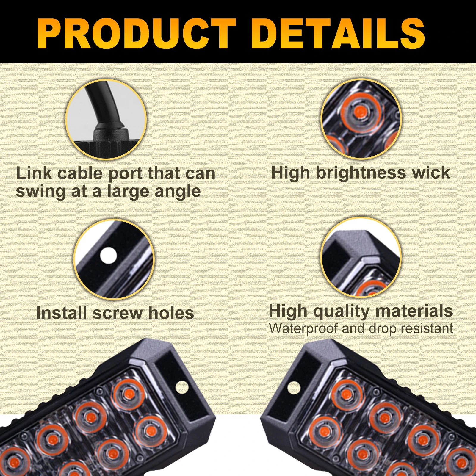 2 шт. 24 светодиода