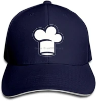 unisex adjustable chefs hat peaked hat cotton golf cap for unisex
