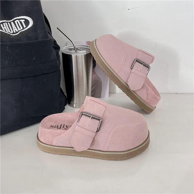 Весна/лето 2024 новые модные полутапочки Baotou для отдыха женская верхняя одежда