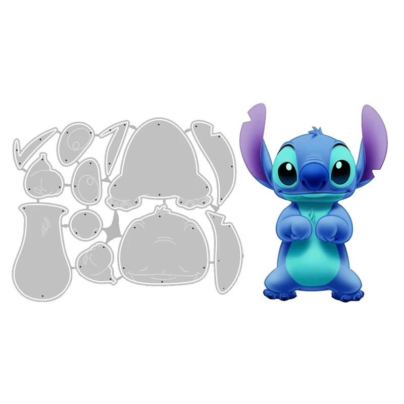 Мультяшные металлические высечки Koala Новинка 2022 для скрапбукинга изготовления