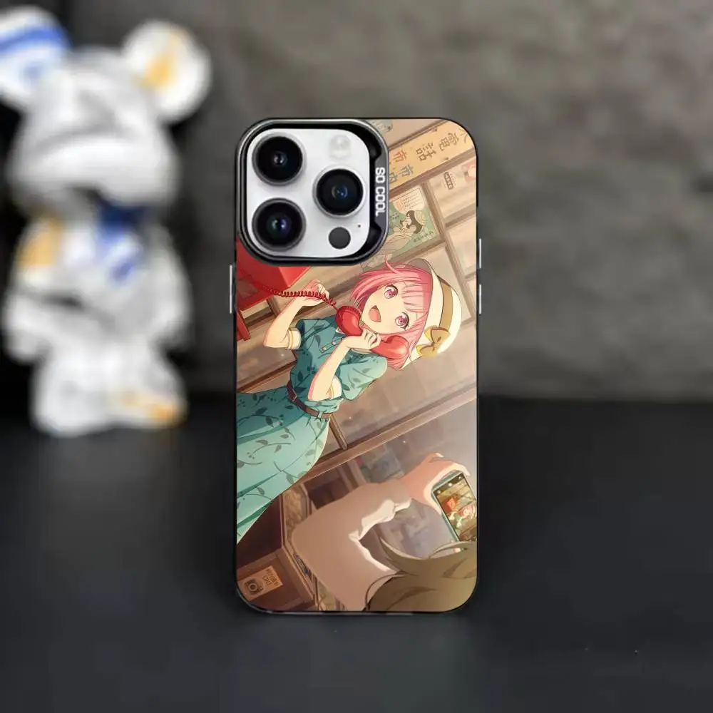 Чехол для телефона Wonderhoy PJSK Cute Emu Otori с градиентным серебристым дизайном для iPhone 17, 16, 15, 14, 12, 13, 11 Plus, Pro Max, XS (art.: 3920dcd33fb03) - 3920dcd33fb03