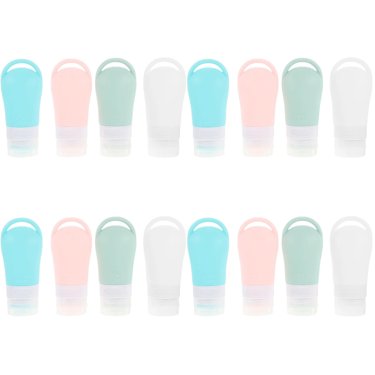 

16 Reusable Makeup Conditioner Body Wash Toiletry Bottles Convenient Bottle for Hotel Outdoor