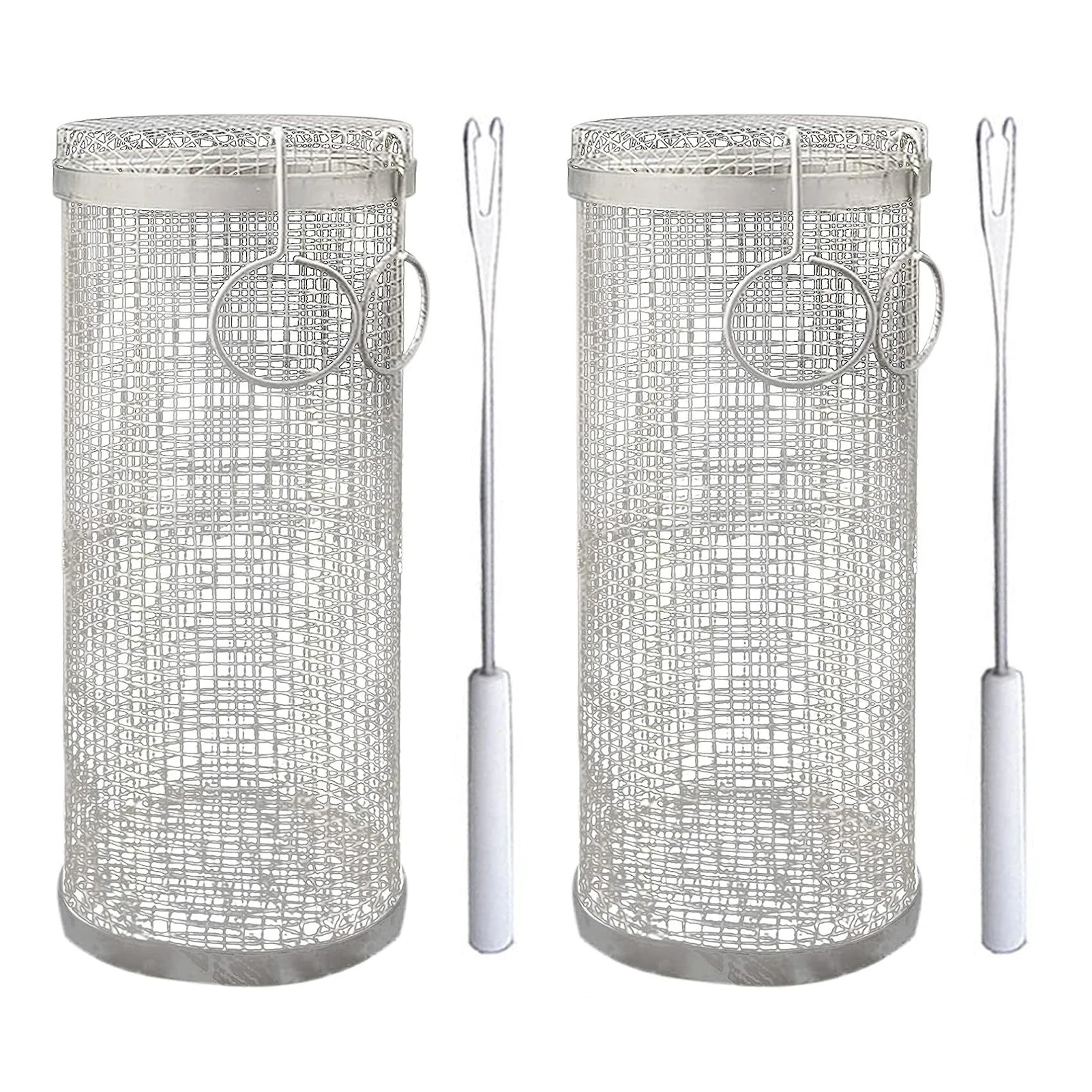 

2 шт., вилки с крючком для дома и барбекю