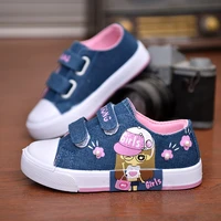 children canvas shoes denim breathable princess sneakers breathable casual shoes 2022 girls new kids fashion shoes for tennis