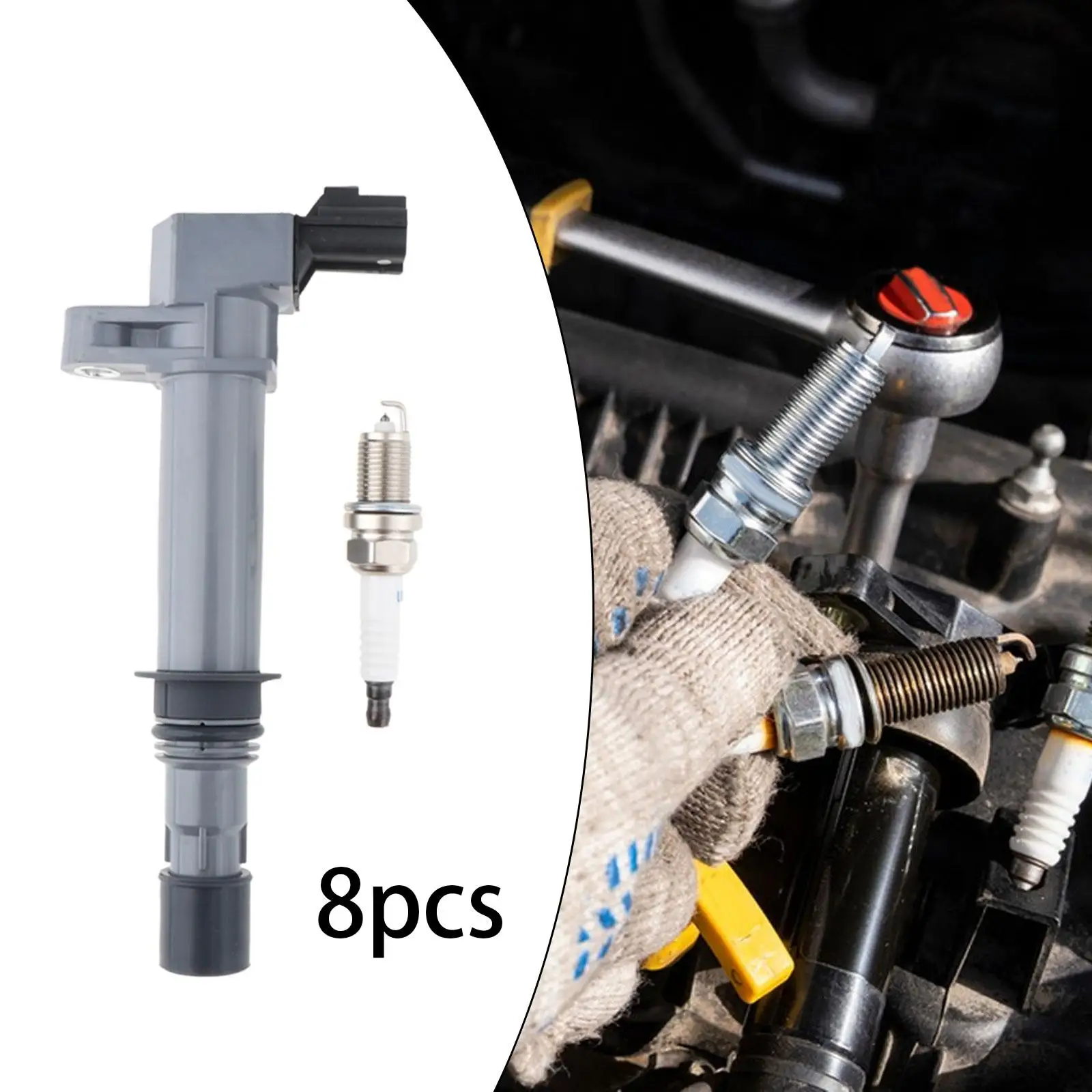 8 шт. катушки зажигания и свечи заменяют Jeep Commander 3.7L V6