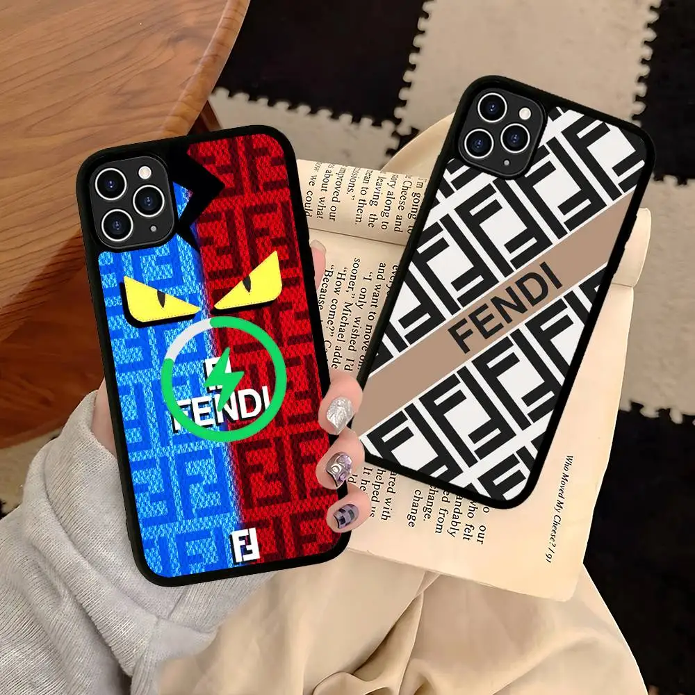 Фото Роскошный магнитный беспроводной чехол для телефона с логотипом Fendi для iPhone 17 16 15 14 13 12 11 Pro Max Plus Mag Phone Cover №5
