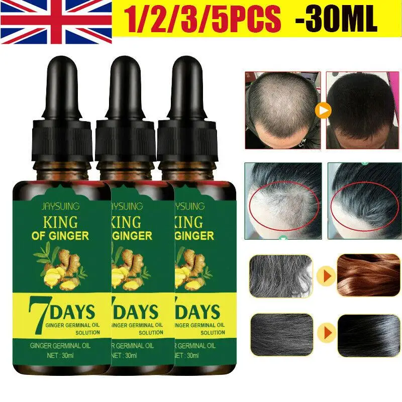 

Regrow 7 Day Ginger Germinal Hair Growth Serum Hairdressing Oil Hair Relief ++
