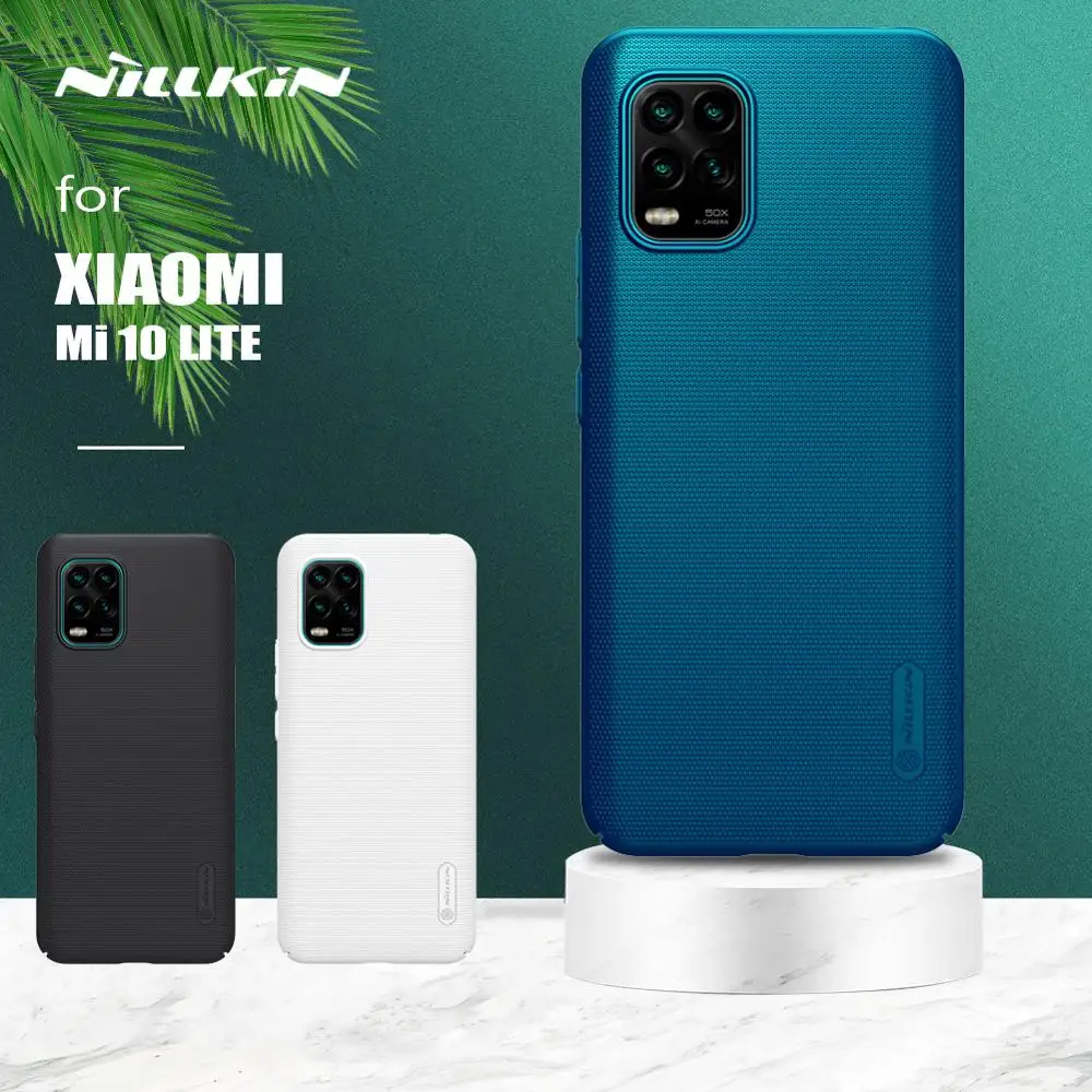 

For Xiaomi Mi 10 Lite Case Nillkin Super Matt Shield Ultra-Thin Hard Back Cover for Xiaomi Mi10 Youth mi 10 Lite Phone Case
