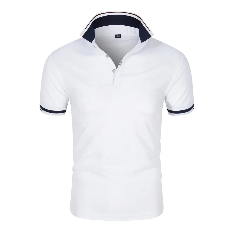 

New Summer Brand Breathable Polo shirt men Hot high quality mens Short sleeve print Top youth Business casual polo shirt 2021