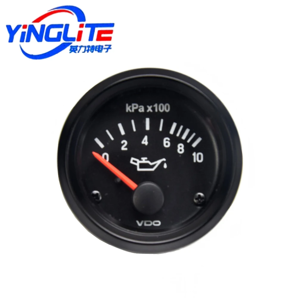 

Манометр дизельного генератора VDO Манометр масла 12 В/24 В Детали генераторной установки Манометр масла