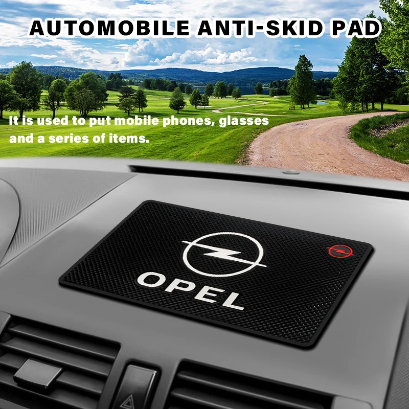 

For Opel Vectra Sport Tourer OPC Mokka Car Styling Dashboard Anti-Slip Mat Sticky Silicone Phone Holder Sunglasses Non-Slip Pad