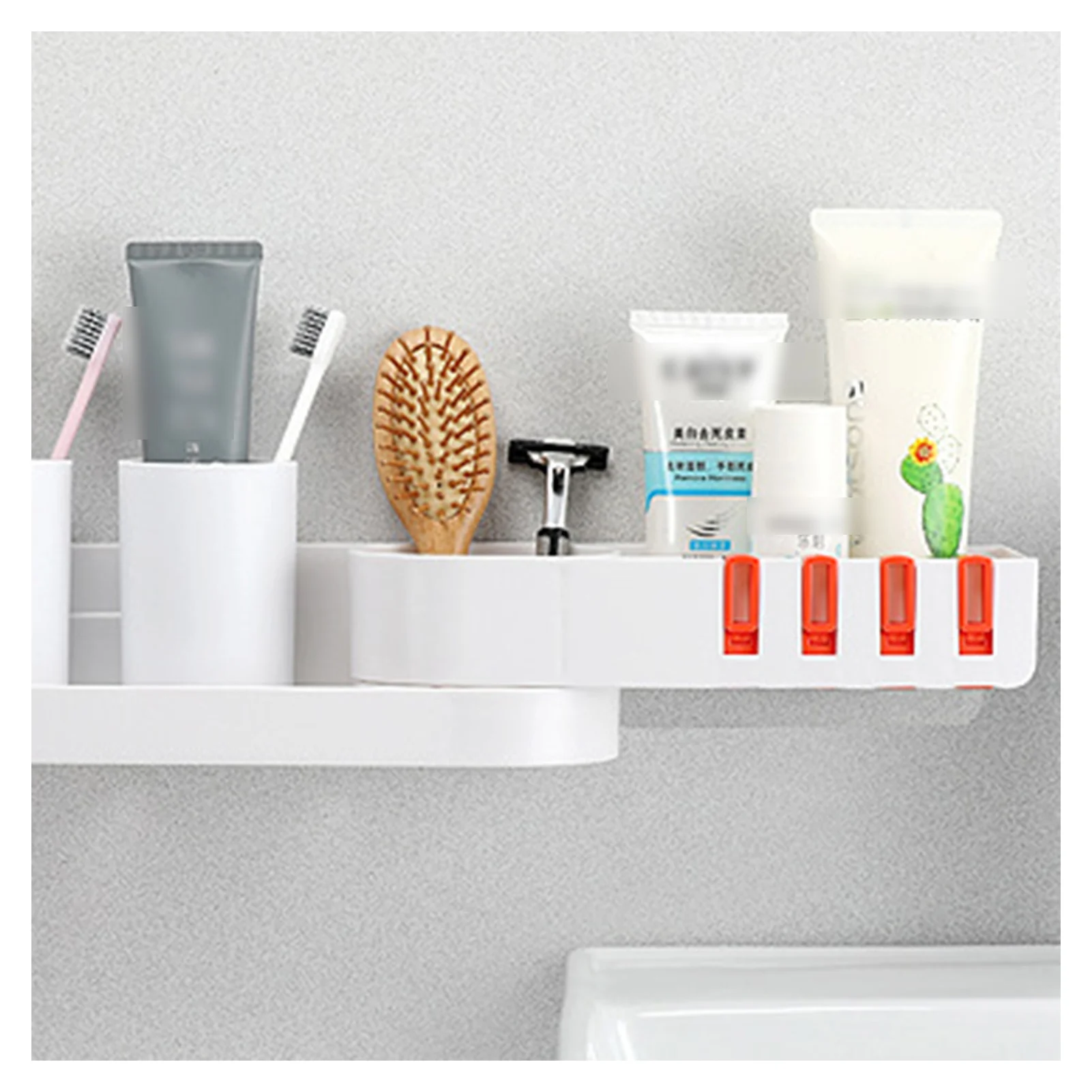 

Storage Racks and Shelving Heavy Duty Wall-Mounted Strong Bearing Adhesive Storage Holder Storage Accessories