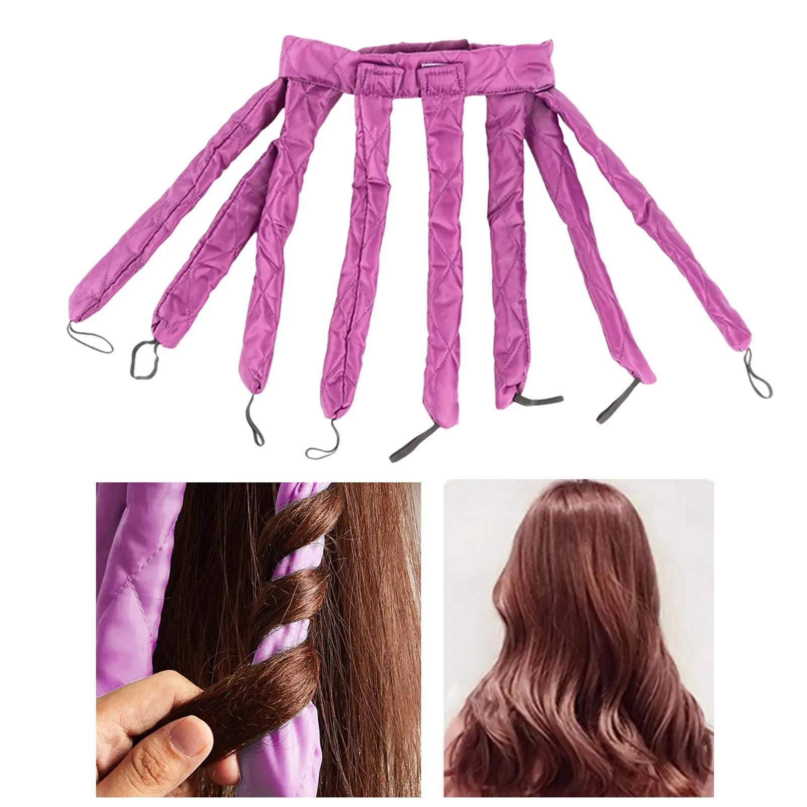 

Heatless Hair Curler No Heat Curling Rod Wave Hair Curler Women Girl