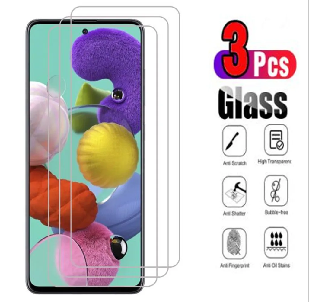 

Защитное стекло, закаленное стекло для Samsung Galaxy A51/A71/A31/A30/A50/A70/A52/A72/A32/A10/A20/A20E/A40/A90, 3 шт.
