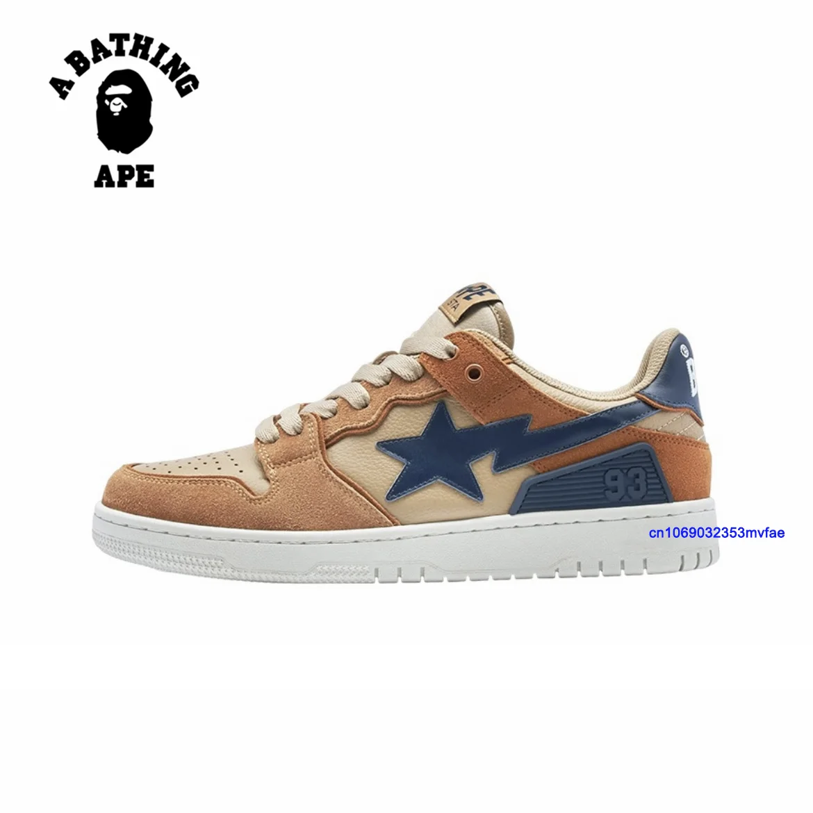 A BATHING APE Men and Women Camouflage Chinese 12 Years Anniversary STA Sports Sneakers Unisex Bapesta Skateboard Walking Shoes
