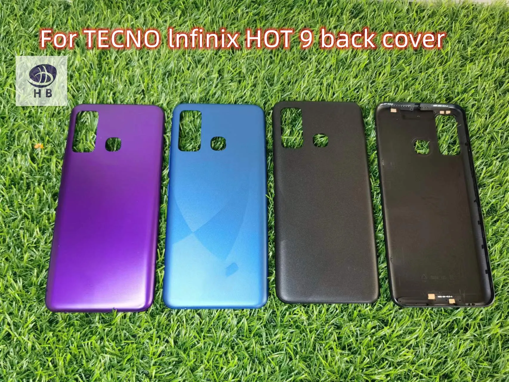 

10pcs for Tecno HOT 9 HOT9 PRO HOT9 Play Rear Glass Cover Battery Cover Back Door Housing Shell Back Cover Replacement