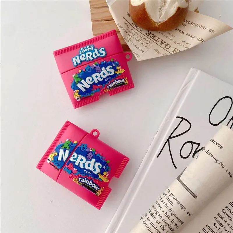 

3D Sugar Cartoon Candy Earphone Case for AirPods 2 Case Cover Headphone Cover Case for AirPod Pro Case Protective Charging Box