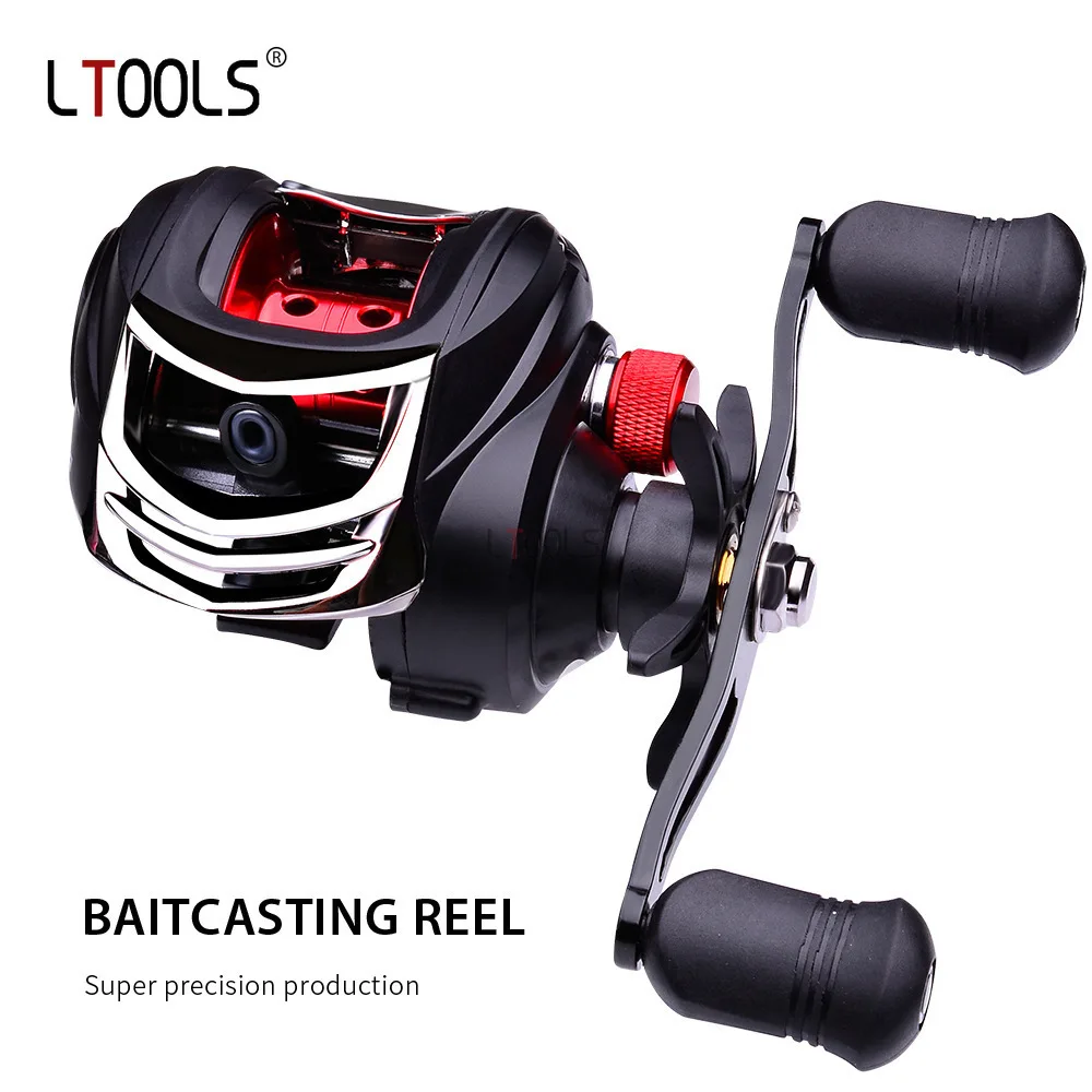 

New Metal Baitcasting Fishing Reel Professional Ultra Light 7.2:1 High Speed 8KG Max Drag CNC Wire Cup Bass Reel Fishing