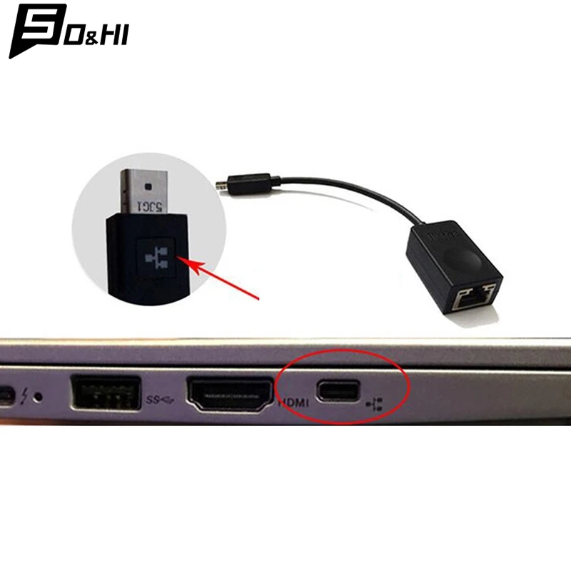 Оригинальный адаптер удлинительного кабеля Ethernet для ThinkPad X1 Carbon 4X90F84315