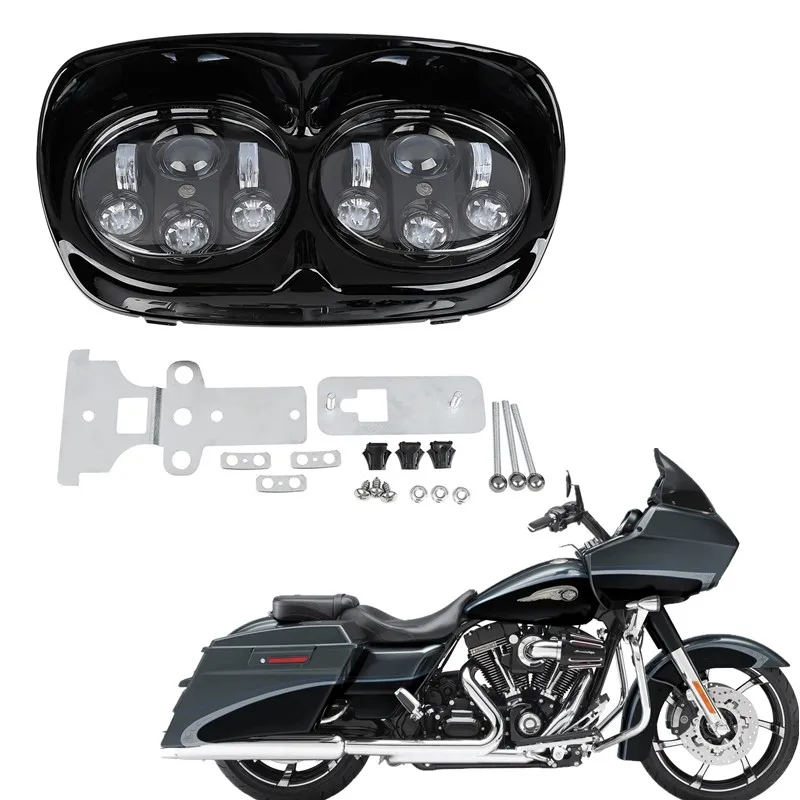 Для мотоцикла Harley Road Glide FLTR 1998-2013 2012 3/4 дюйма лампа для фар головного света