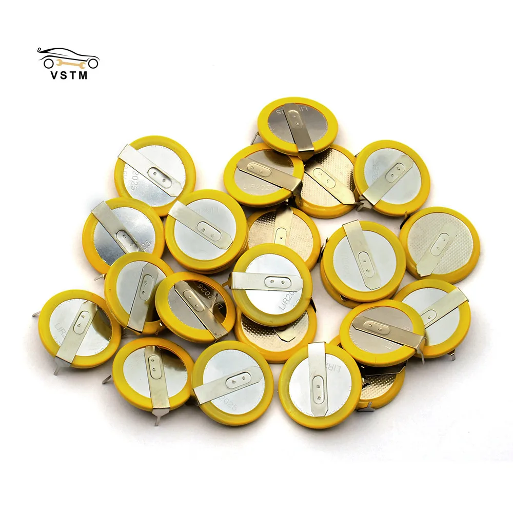 

10 шт./лот Высококачественная Новинка 3,6 В LIR2025 перезаряжаемая батарея Бесплатная доставка для BMW 3 5 серии E46 E39 батарея для дистанционного клю...