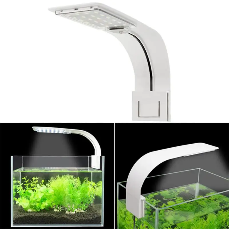 

Super Slim LED Aquarium Light Lighting plants Grow Light Aquatic Plant Lighting Waterproof Clip-on Lamp For Fish Tank