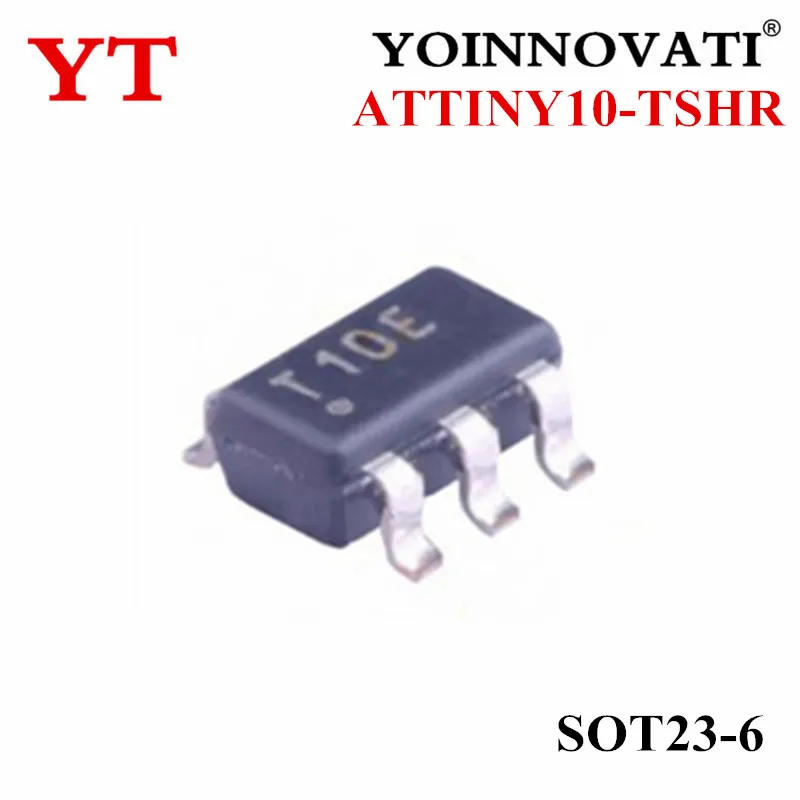 

20pcs/Lot ATTINY10-TSHR ATTINY10 SOT-23-6 MCU 8BIT 1KB FLASH T10E IC Best Quality.