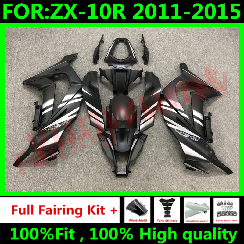 

Комплект обтекателей для мотоцикла, Обтекатели для ниндзя, модели ZX10R, zx, 10r, 2011, 2012, 2013, 2014, 2015, 11, 12, 13, 14, 15, обтекатель бака, комплект, белый, черн...