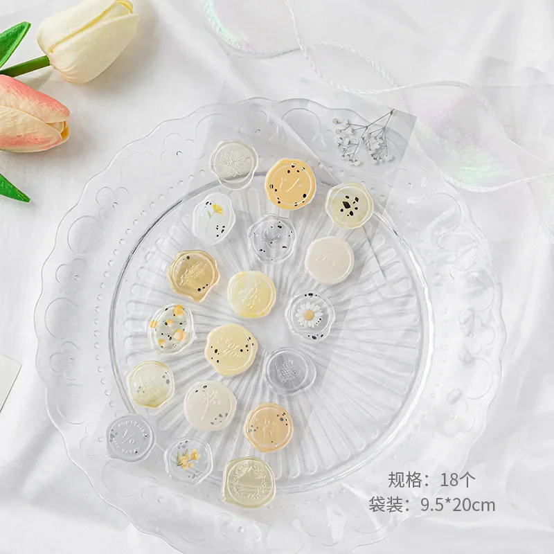 

Набор наклеек-штампов в европейском стиле 18 цветов