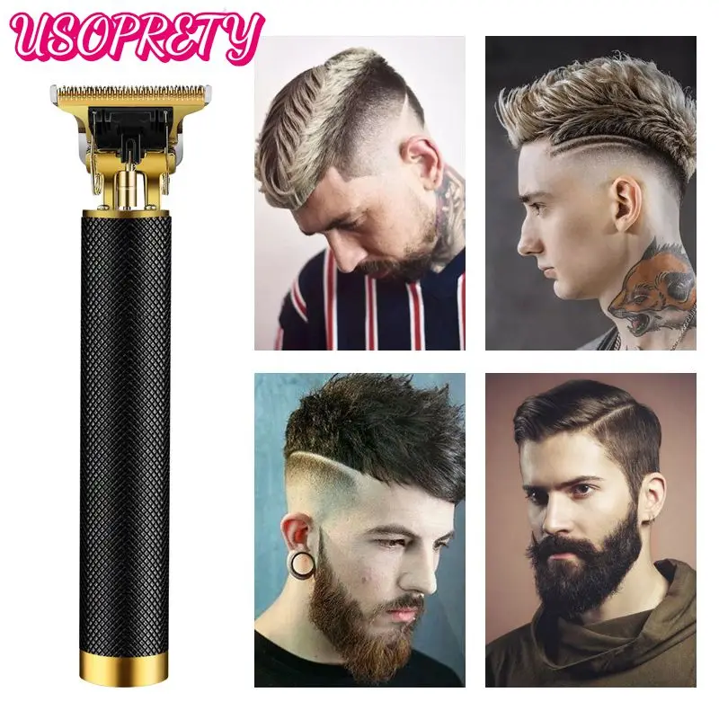 

Hair Clipper USB Rechargeable Baldheaded Electric Hair Trimmer Cordless Shaver Trimmer 0mm Men Barber Hair Cutting Machine