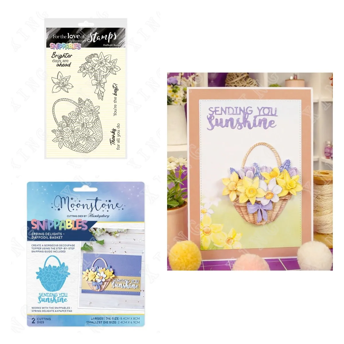 

New Arrival Daffodil Basket Metal Cutting Dies Stamps Scrapbook Diary Decoration Embossing Template Diy Greeting Card Handmade