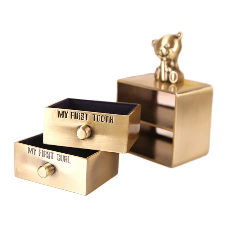 B2EB Держатель для зубной феи детский контейнер зубов и завитков коробка сувениров