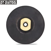 dt diatool 1pc dia4100mm back pad for diamond rubber based polishing backer pads 58 11 or m14 super soft backer sanding disc