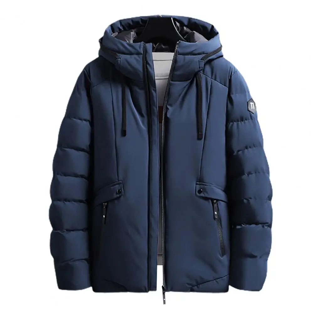 Мужская Утепленная куртка на хлопковом наполнителе с карманами