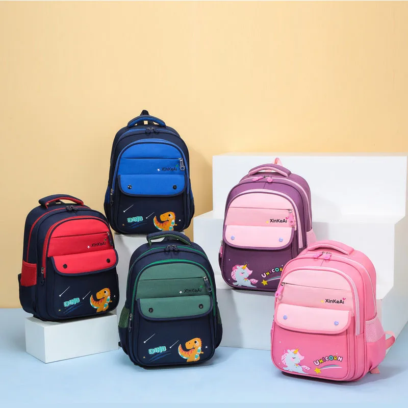 OSLD Cartoon Children's Schoolbag New Boys and Girls Grades 1-2 Primary School Bag Lightweight Student Backpack